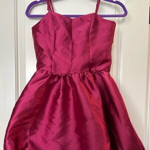 Elegant Magenta Kids Formal Dress